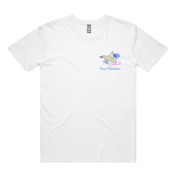 Free Palestine Dove pocket-sized print Unisex - Pick your colour!  Thumbnail